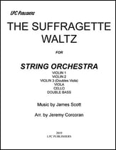 The Suffragette Waltz Orchestra sheet music cover